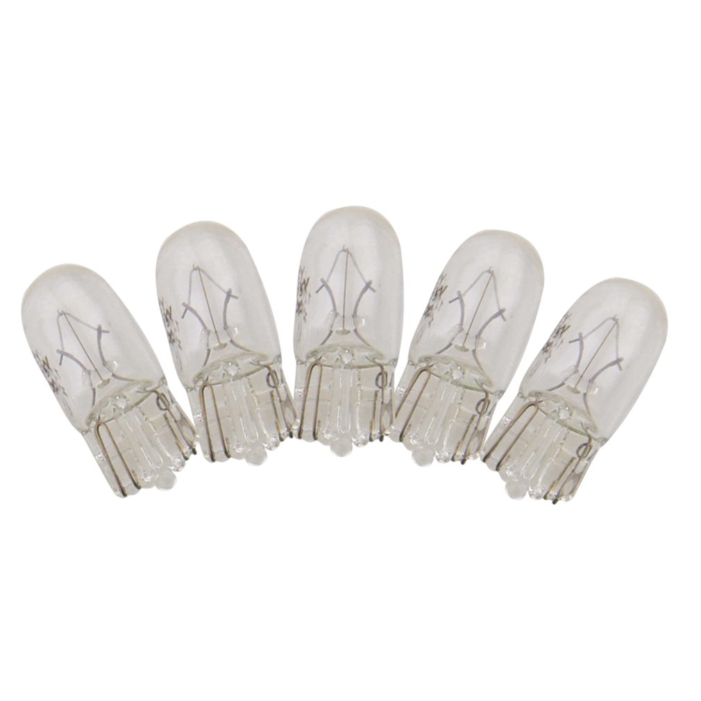 GOOFIT 12V 10w Instrument Bulbs Headlamp Halogen lamp 5pcs Replacement for Scooter Pite Bike