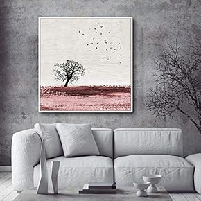 SIGNFORD Framed Canvas Home Artwork Decoration A Lonely...
