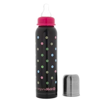 organic kidz glass feeding bottle