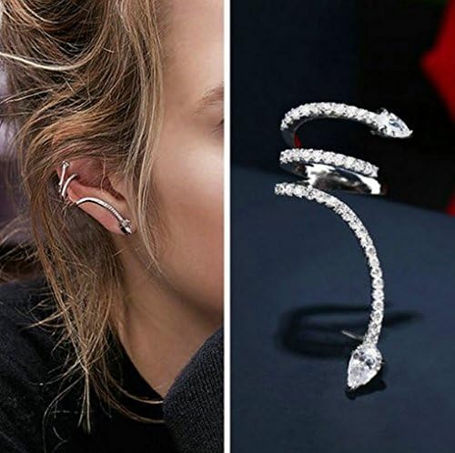 Summer Style Snake Earrings Punk Earings Clip On Earrings Ear Cuffs For Women Earcuff Jewelry Clips For The Ears