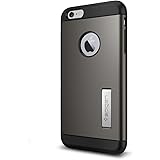 Spigen Slim Armor iPhone 6S Plus Case with Kickstand and Air Cushion Technology Hybrid Drop Protection for iPhone 6S Plus / iPhone 6 Plus - Gunmetal