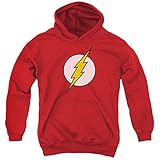 DC Comics Flash Logo Big Boys Youth Pull-Over Hoodie