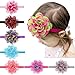 Baby Girl Headbands - Baby Girl Hair Bow Nylon Headbands Newborn Turban Headwraps (MZ919)