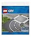 LEGO City Curve and Crossroad 60237 Building Kit , New 2019 (2 Piece)
