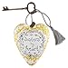 DEMDACO Sisters By Heart Dandelion Yellow 4 x 3 Heart Shaped Resin Keepsake Decoration