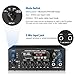 Bluetooth Power Home Audio Amplifier Receiver, ARCHEER 100W HiFi 2 Channel Integrated Stereo Amp System with 2 Mic Jack, Bass&Treble&Echo Control and Power Supply, USB/Bluetooth/TF Card/FM Supported.thumb 3