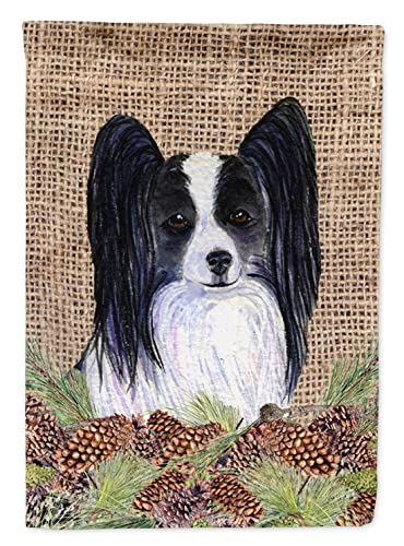 Caroline's Treasures SS4094CHF Papillon Flag Canvas, Large, Multicolor