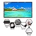 AIEX 120 Inch 16:9 4K HD Projector Screen Portable Foldable Anti-Crease Front and Rear Video Projection Screen Outdoor Indoor 3D Movie Projector Screen for Home Theater Office Double Sided Projection