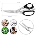 Come Apart Kitchen Shears, Multi-Purpose Kitchen Scissors for Chicken, Poultry, Meat, Fishing, Vegetable, Herb Cooking with Comfortable Handles & Ultra Sharp Detachable Blades