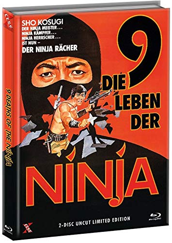 Die 9 Leben der Ninja - 9 Death of the Ninja - Uncut - Mediabook - Limited Edtion (  DVD), Cover A [Blu-ray]