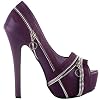 SHOW-STORY-Punk-Multi-Colour-Zip-Peeptoe-Platform-High-Heel-Stiletto-PumpLF80836