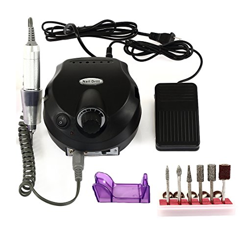 Nail Drill Machine Professional Electric Nail Grinding Machine Manicure Pedicure Kit Salon Expert with Pedal