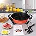5L Electric Shabu Shabu Hot Pot with Divider and Non-Stick Coating Electric Hot Pot 1600W 120V HG-301AY …