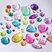 Self-Adhesive Jewels Stickers Crystal Gem Rhinestone, Assorted Size-7 Sheets (Multicolor)