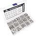 Comdox 500Pcs M3 M4 M5 Stainless Steel Button Head Hex Socket Head Cap Bolts Screws Nuts Assortment Kit (Cheese Head)