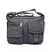 ENKNIGHT Women Shoulder Bags Casual Handbag Travel Canvas Bag Messenger Sling Bag Gray