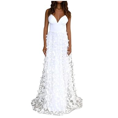 vestito lungo pizzo bianco