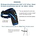 Shoulder Stability Brace with Pressure Pad by Babo Care - Breathable Neoprene Shoulder Support for Rotator Cuff, Dislocated AC Joint, Compression Sleeve with Adjustable Wrap Strap (Blue)
