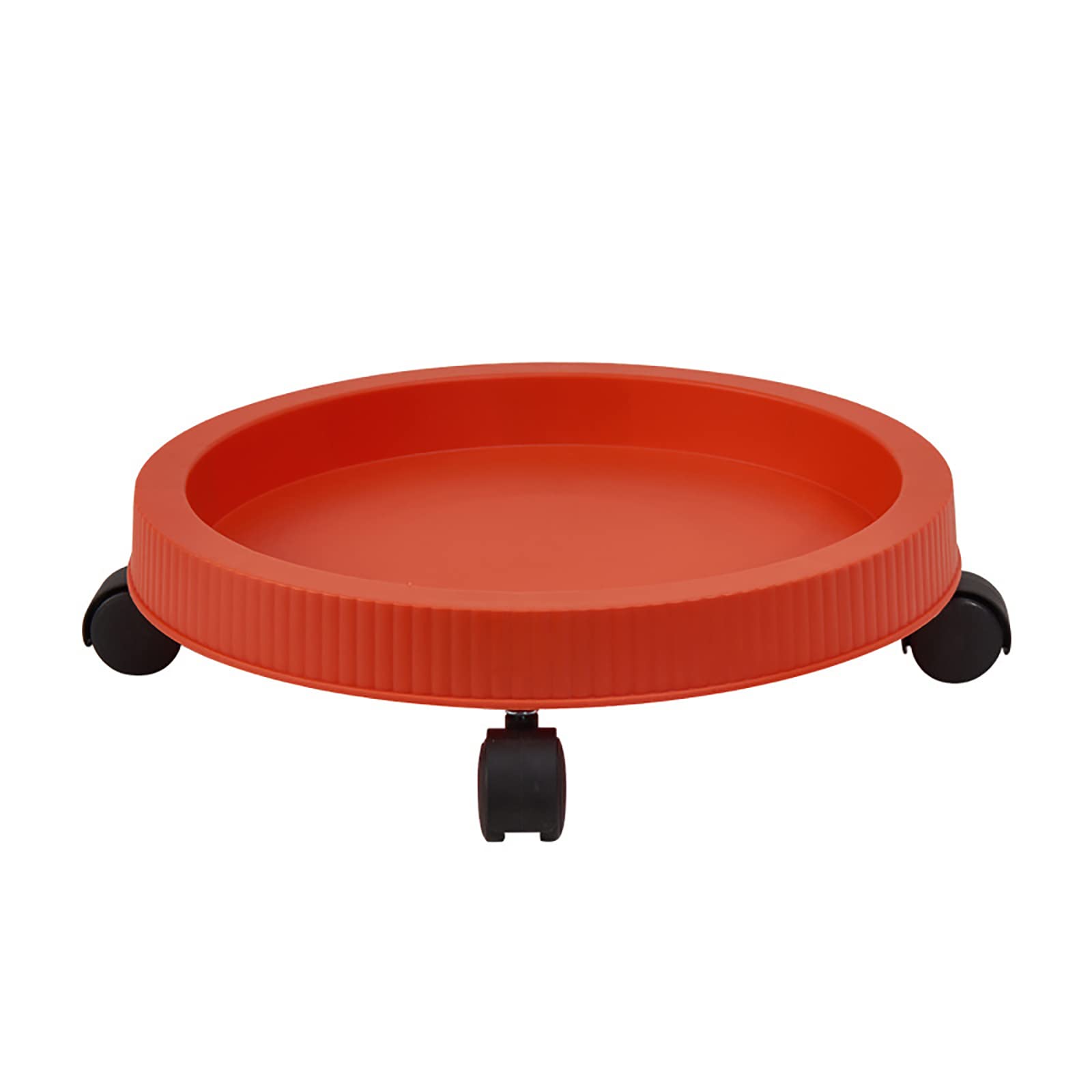 Vertical Gardening Planter Stackable Flower Pot Tower Stackable Flowerpot with Universal Wheel Tray Plastic Smart Planting Pots,Stand Stacking Planters Strawberry Planting Pots Garden TowerRed