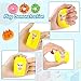 POKONBOY 30 Pcs Squishies Squishy Toys Easter Party Favors for Kids - Strawberry Squishy Slow Rising Simulation Bread Stress Relief Toys Squishy Easter Egg Fillers, Keychain Phone Straps