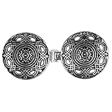 Evelots Intricate Cloak Or Cape Clasp, Stylish Vintage, Cardigan Clip Jewelry