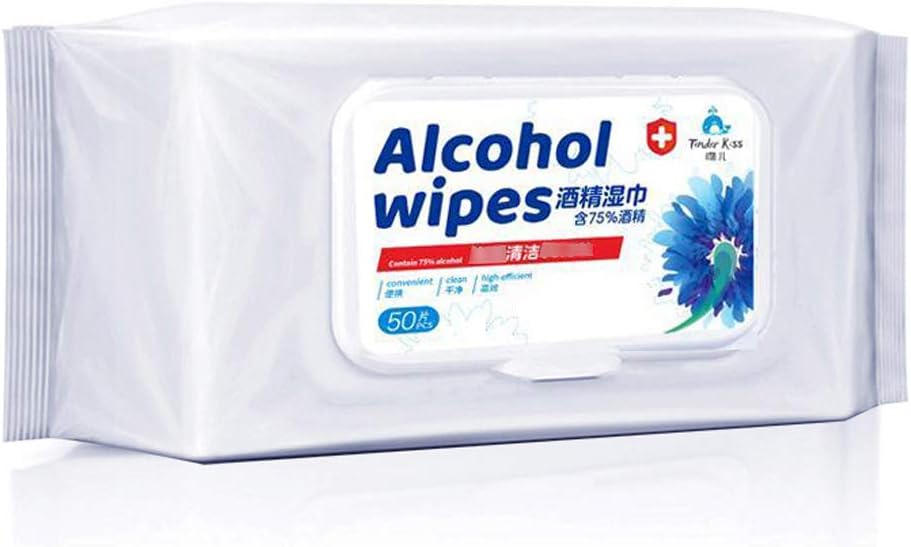 Detergent Wet Wipes, 75%,Wet Wipes，oft Wipes for for All-Purpose Cleaning， Very Suitable for Travel, Family, Party, etc.(50pcs / 1pack)