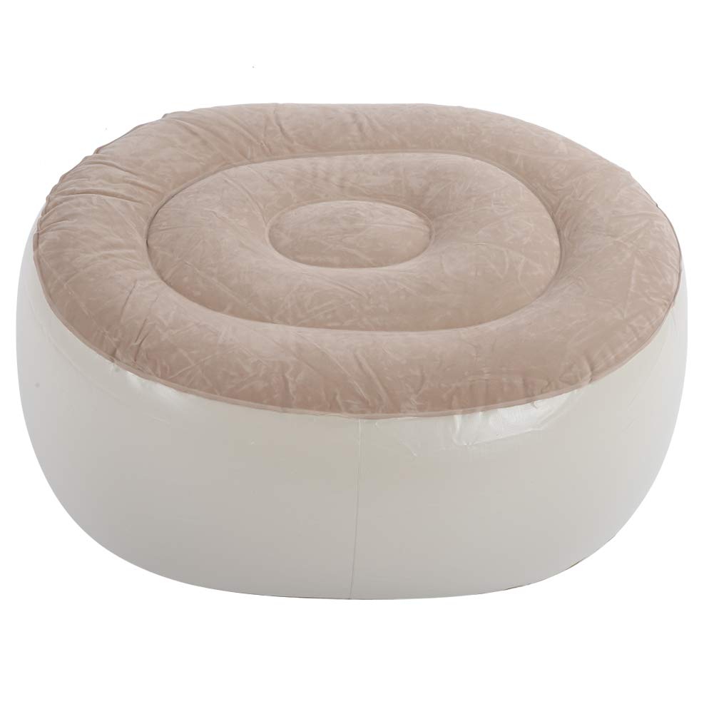 RiToEasysports Inflatable Stool Ottoman Indoor Outdoor Inflatable Footrest Seat for Patio Camping Home Yoga Strength Training