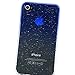 Snap-on Case compatible with Apple iPhone 4 / 4S , Clear Dark Blue Waterdrop