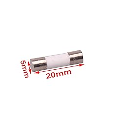 QBGTFAK 100pcs Quick Blow Ceramic Tube Fuse