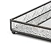 Glass Tray Mirrored Bottom Decorative Bathroom Vanity Makeup Organizer Jewelry Display Perfume Holder Dresser Décor Candle Tray 10 x 10 Square J Devlin Tra 102