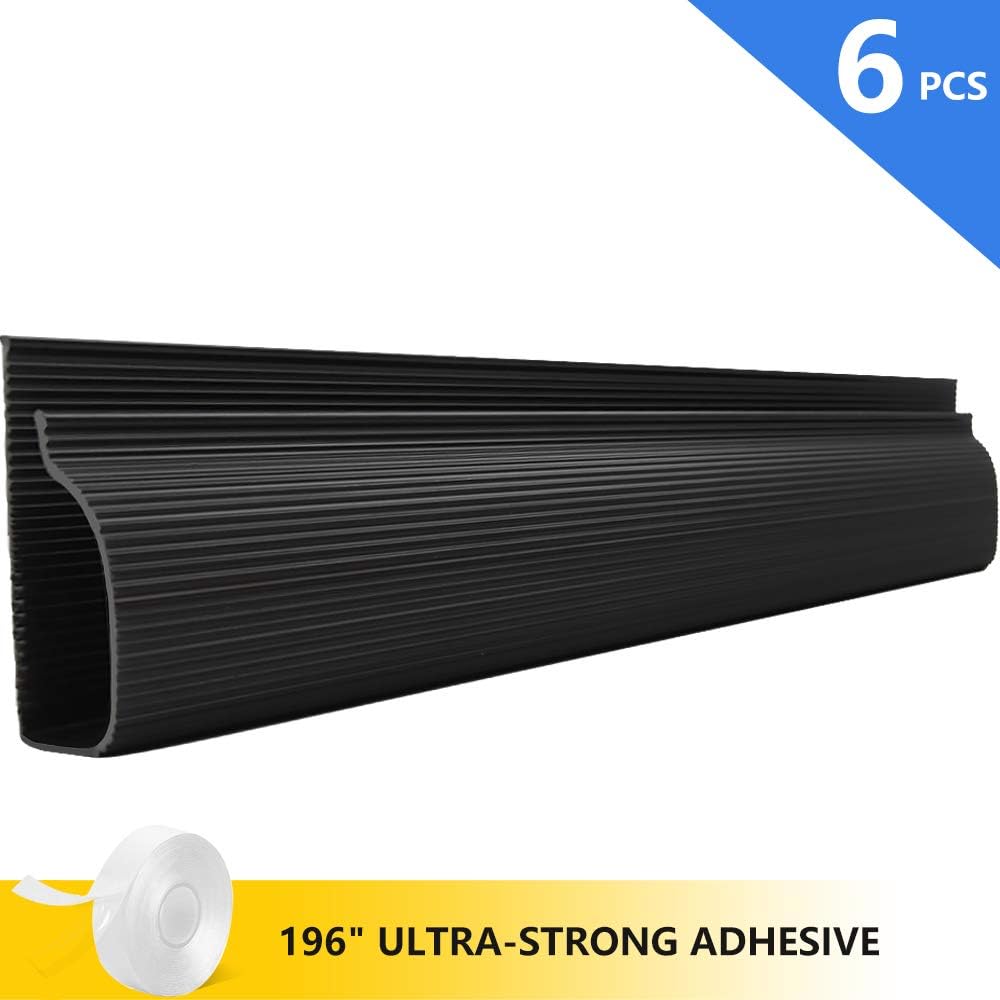 J Channel Cable Raceway with 5M Adhesive - Computer Desk Cable Management System – TV Cable Concealer and Cable Hider – 95" Desk Cord Organizer - Under Table Cord Cover Management for Office, Home