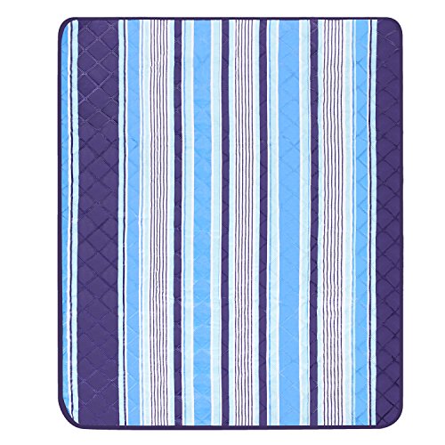 Large Machine Washable Picnic Blanket,60 X 53" Outdoor Beach Mat Tote Portable Lightweight