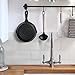 Westinghouse WFS800 Select Series Seasoned Cast Iron 8-Inch Skillet with Removable Silicone Handle Grip