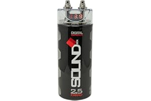 SoundBox SCAP2D, 2.5 Farad Digital Capacitor for Car Audio - 2500 Watts