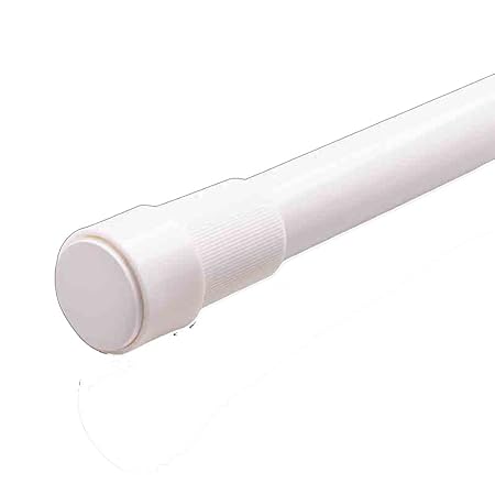 Anti Corrosion Telescopic Curtain Poles Shower Curtain Rod Free