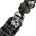 M-Tac Snake-Loop Paracord Tactical Knife Lanyard with Skull Bead (BK)