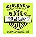 Harley-Davidson Men's Elongated Bar & Shield Safety Green T-Shirt 30291737 (L)