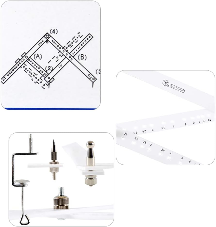 SUPVOX Artists Plexiglass Pantograph Artist Drawing Tool Reducer ...