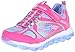 Skechers Kids Skech Air-80358L Bungee and Strap Sneaker (Little Kid/Big Kid), Neon Pink/Periwinkle, 3 M US Little Kid