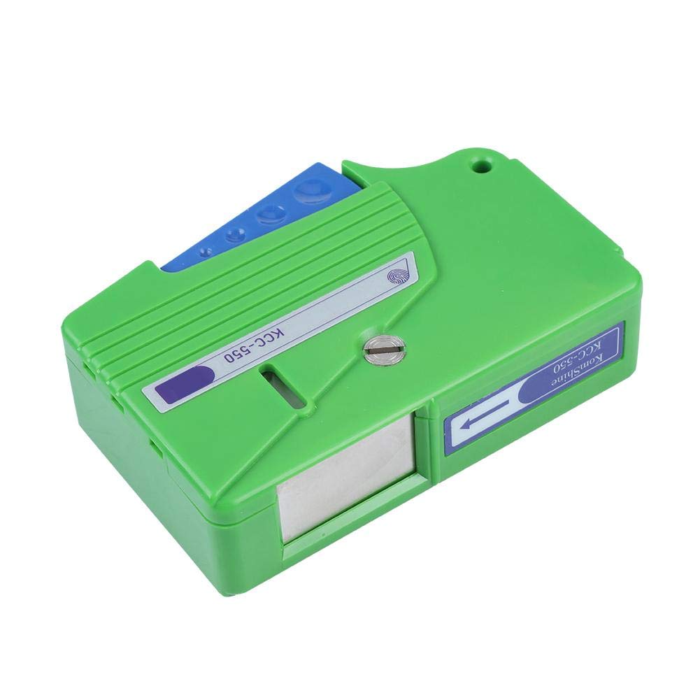 Tosuny Fiber Optic Cleaner Box Cassette Tape Optical Fiber Connector Cleaner for FC/SC/LC/MU/ D4/ DIN Connectors (500+ Cleaning Wipes)