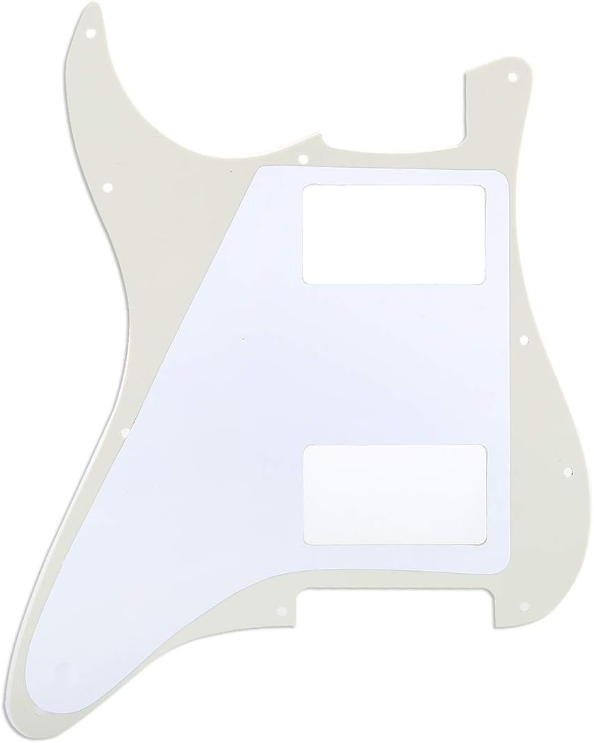 Musiclily Pro 11 Hole HH Strat Pickguard Humbucker Guitar Scratch Plate for USA/Mexican Made Fender Standard Stratocaster Modern Style - Image 3