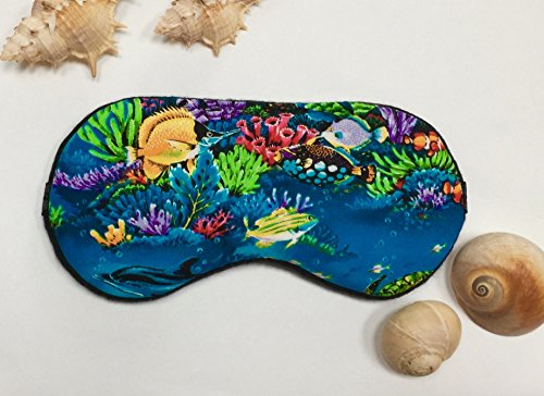 Handmade Sealife Sleep Mask Eye Mask Travel Eye Mask Eye Shade Party Sleep Mask.