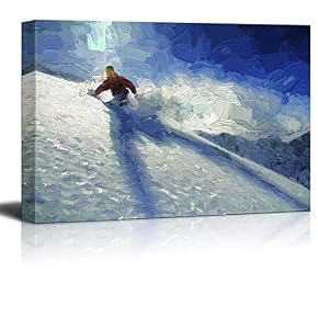 Snowboarding Pictures Home Wall for Bedroom Living Room Paintings Framed