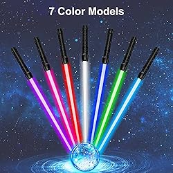 Light Up Sabers, 2 in 1 Dual Saber with Fx Sound