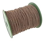 CleverDelights Ball Chain Roll - 330 Feet - Antique Copper Color - 2.4mm Ball - #3 Size - 100M/100Yard - Bulk Chain Spool