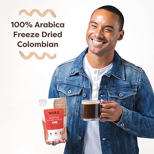 Waka Quality Instant Coffee — Decaffeinated Medium Roast — Arabica