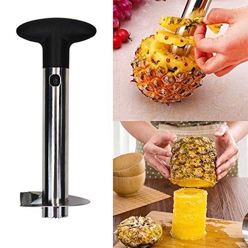 Fruit Slicer Peeler Set of 9 - Plastic Orange Peeler, Cantaloupe,Garlic Peeler, Avocado Knife,Pineapple Corer, Watermelon/Kiwi/Banana Slicer, Handheld Fruit Tools with Free 8 Fruit Forks - Thumbnail 2