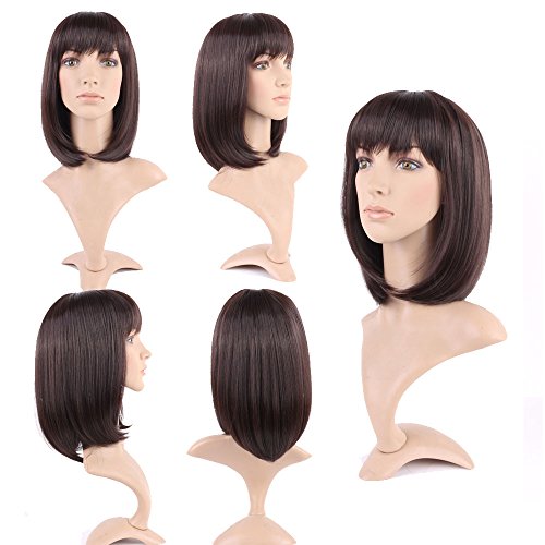 New trendy straight wigs for women daily wear shoulder …
