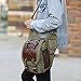 FanGoods Vintage Canvas Shoulder Military Messenger Bag Sling School Bags Chest Messenger Bag Great Christmas Birthday Gift for Families and Friends (Amry Green)