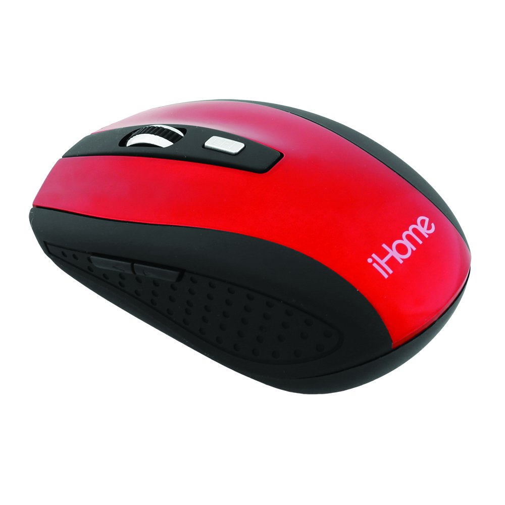Amazon.com: iHome | Desktop Mouse - Wireless Mouse - Red (See More Colors):  Computers & Accessories